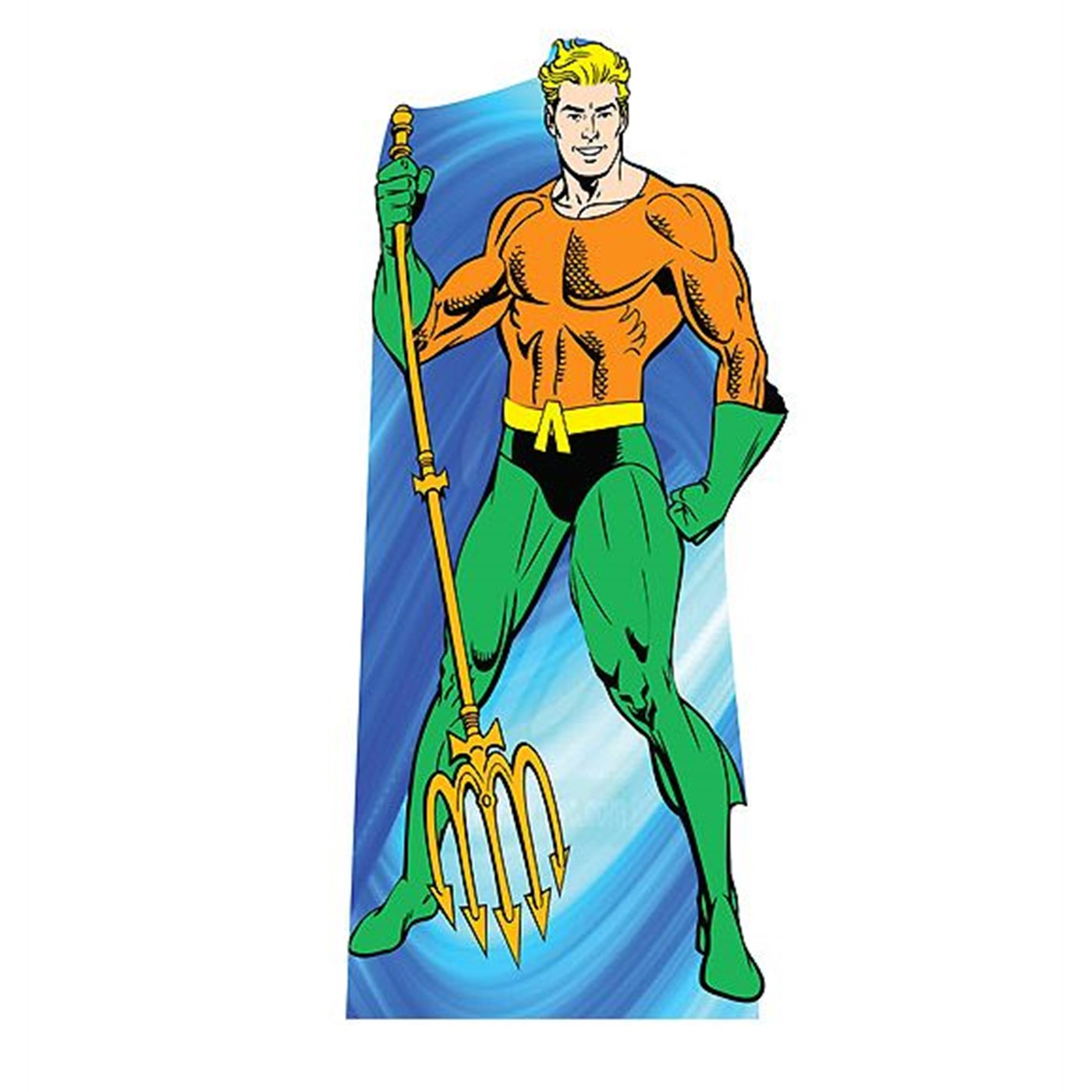 Aquaman Trident 72' Cardboard Cutout