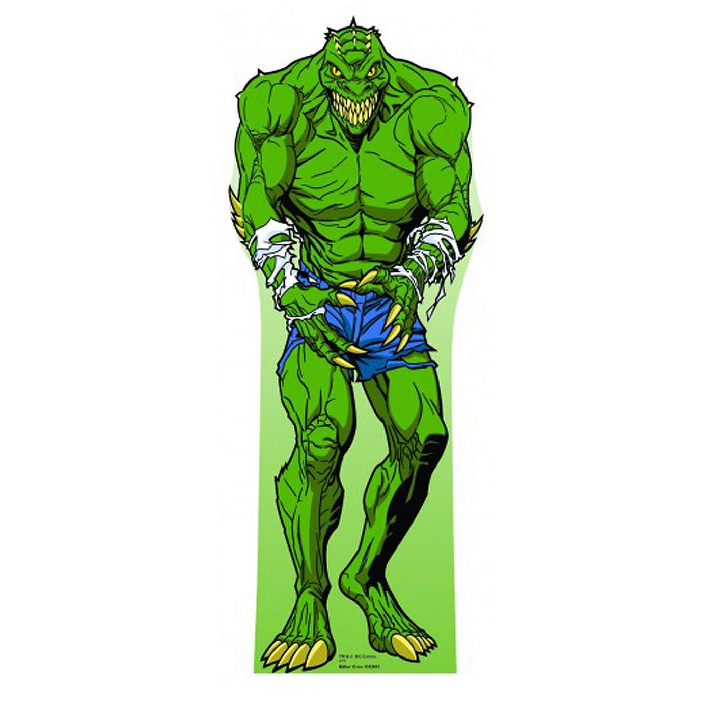 Killer Croc Cardboard Cutout, Green
