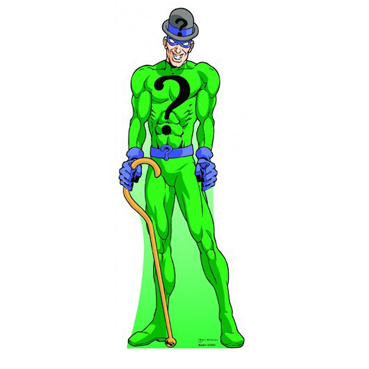 Riddler Cardboard Cutout, Green
