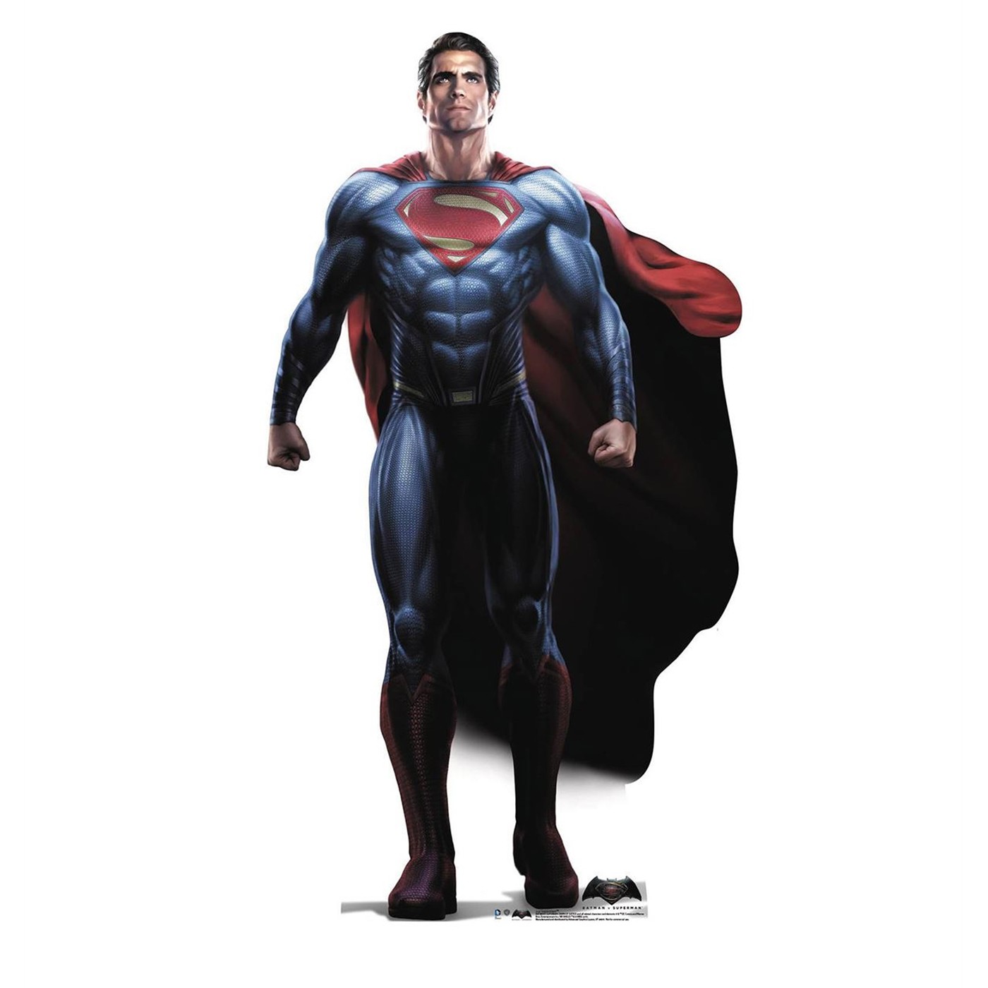 Batman V Superman Superman Cardboard Cutout, Blue