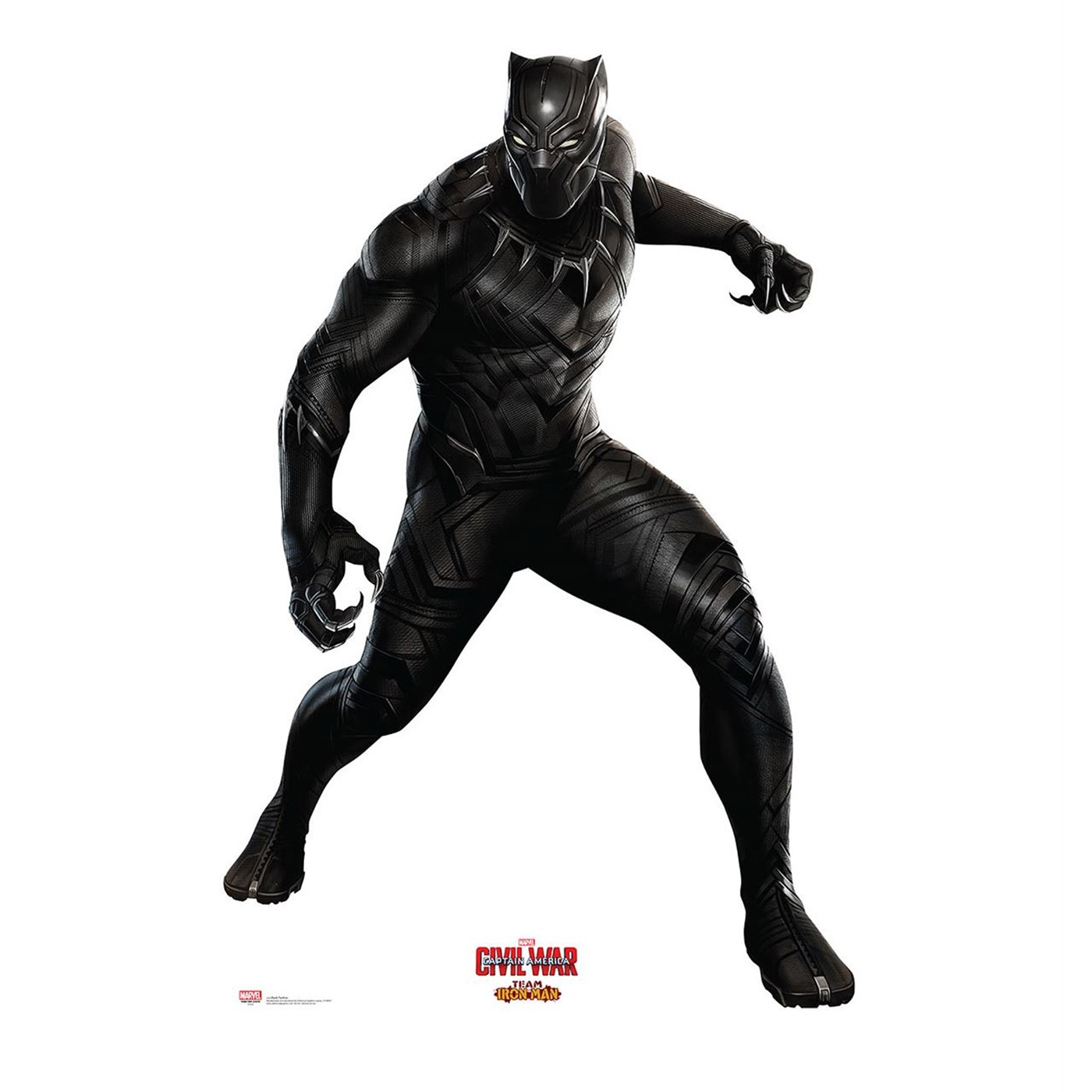 Black Panther Civil War Cardboard Cutout, Black