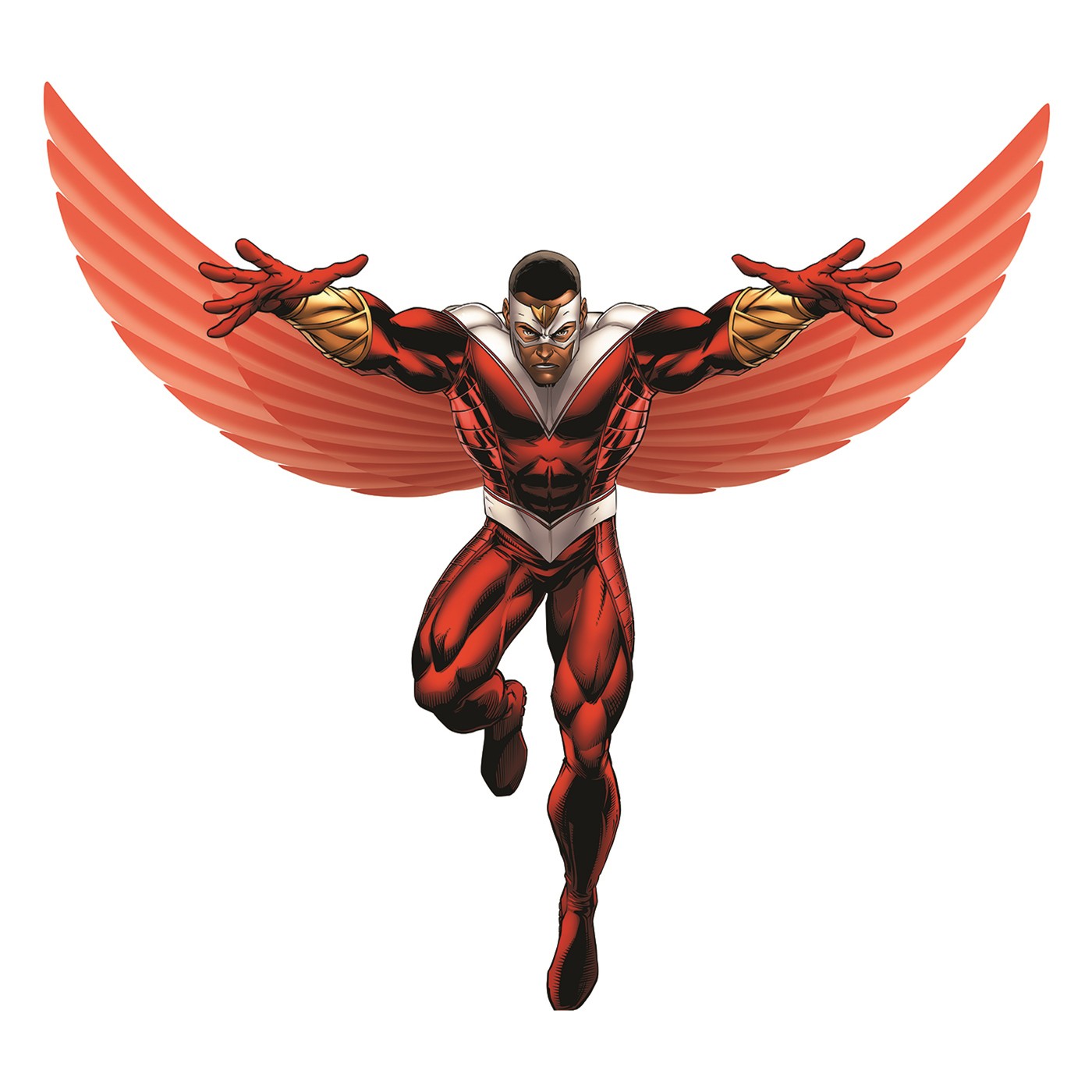 Falcon Cardboard Cutout, Red