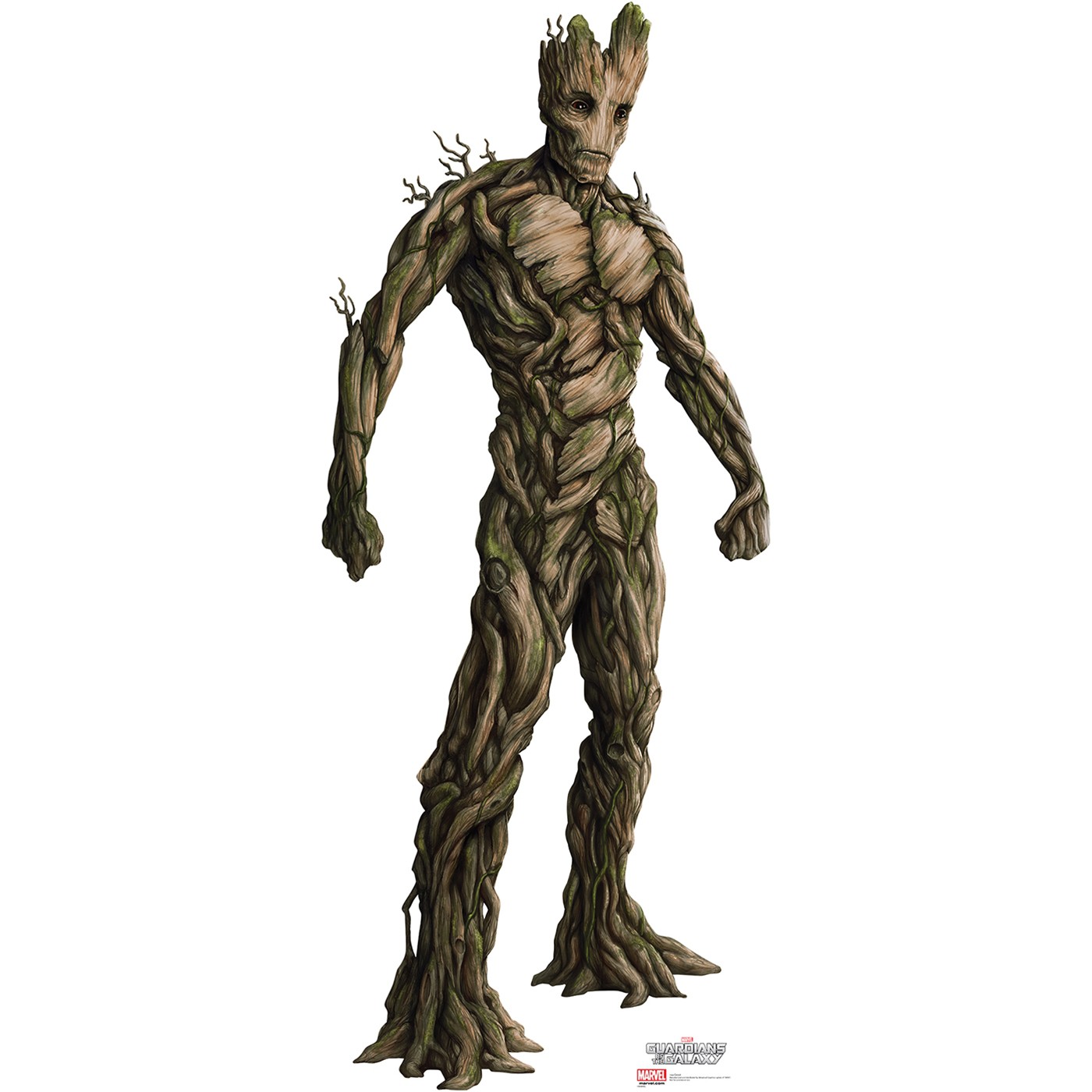 Guardians of the Galaxy Groot Cardboard Cutout, Brown