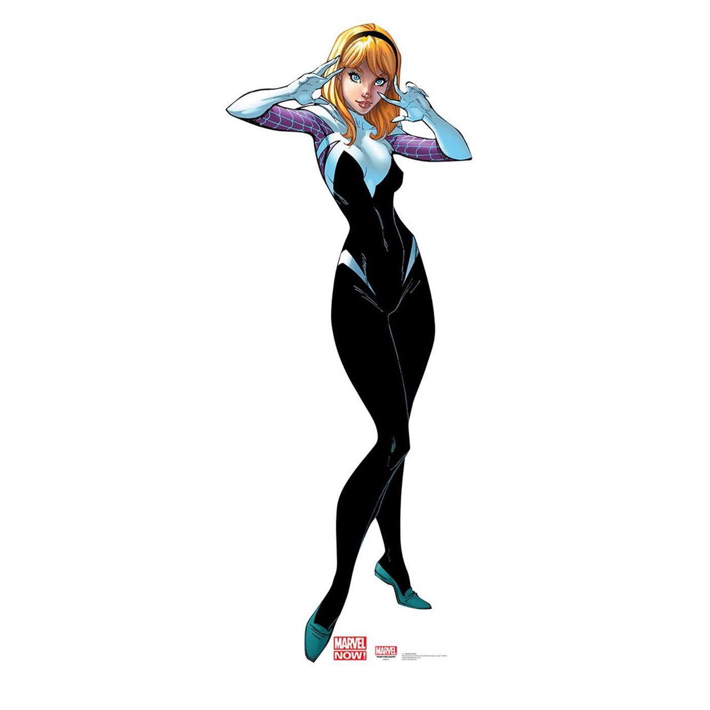 Spider-Gwen Cardboard Cutout, Black