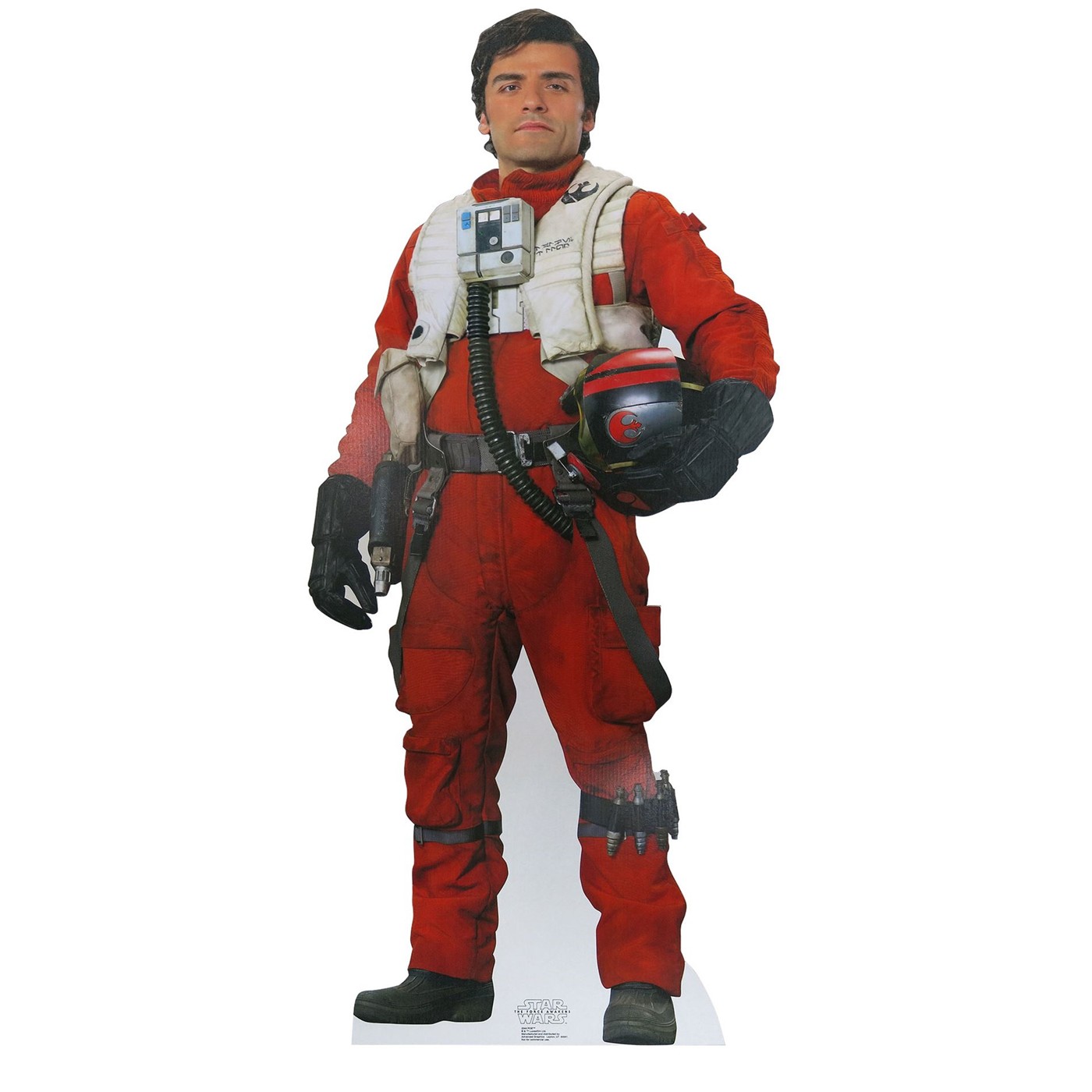 Star Wars Force Awakens Poe Cardboard Cutout, Brown