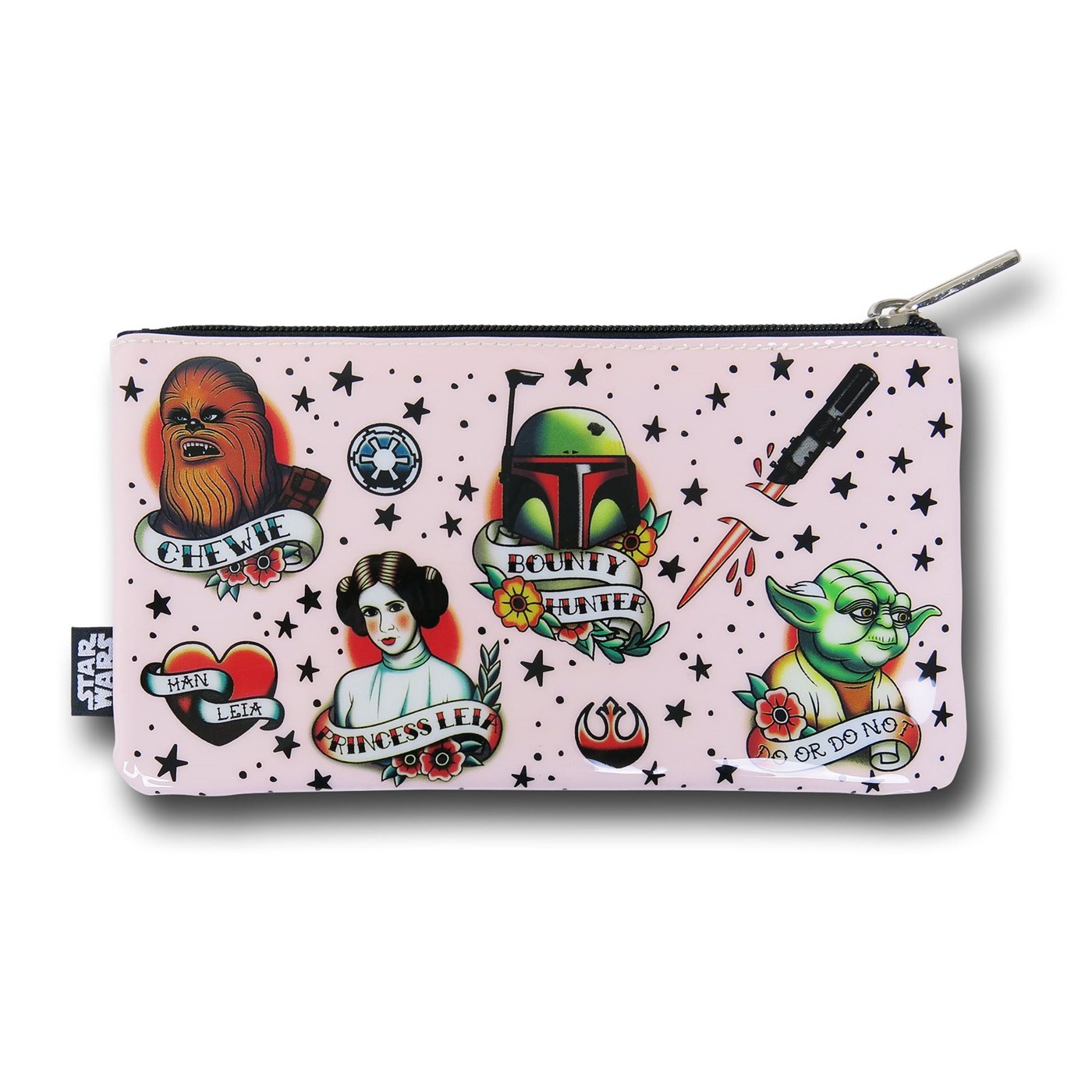 Star Wars Tattoo Make Up Bag, White