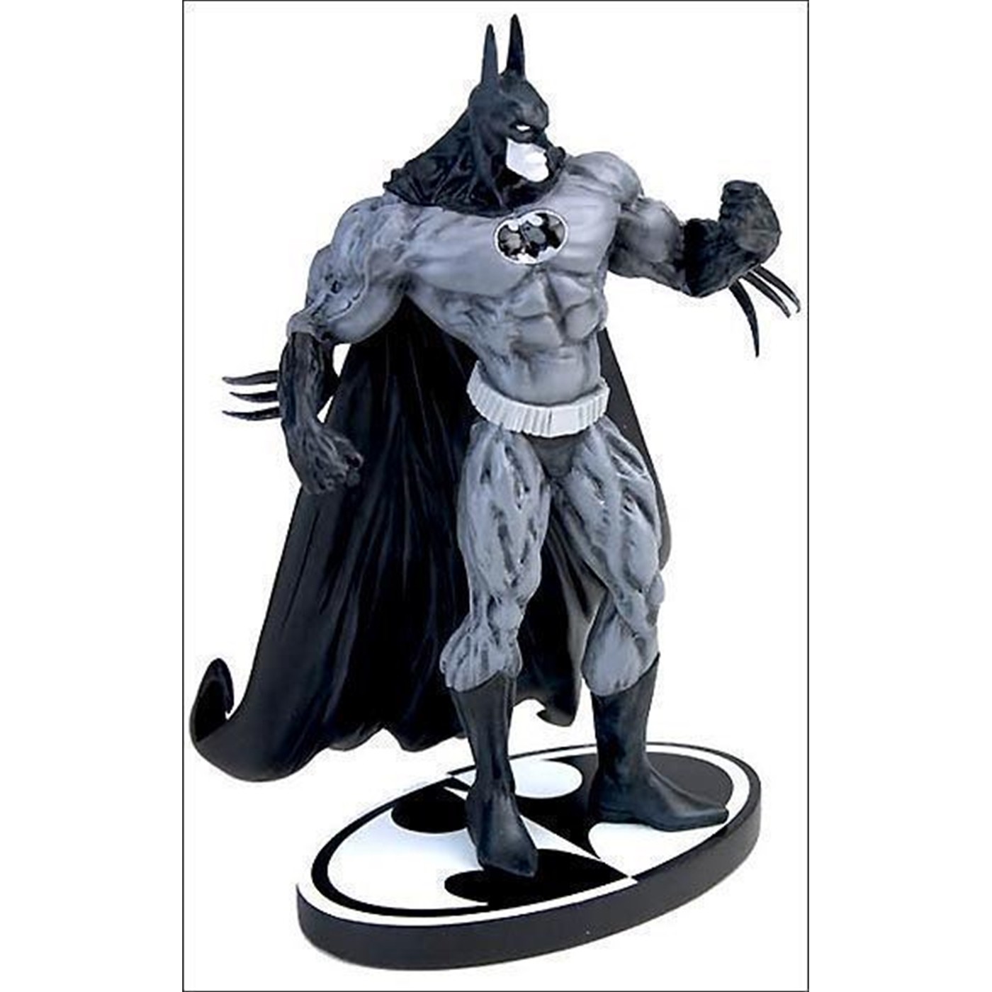Batman Black & White Standing Statue