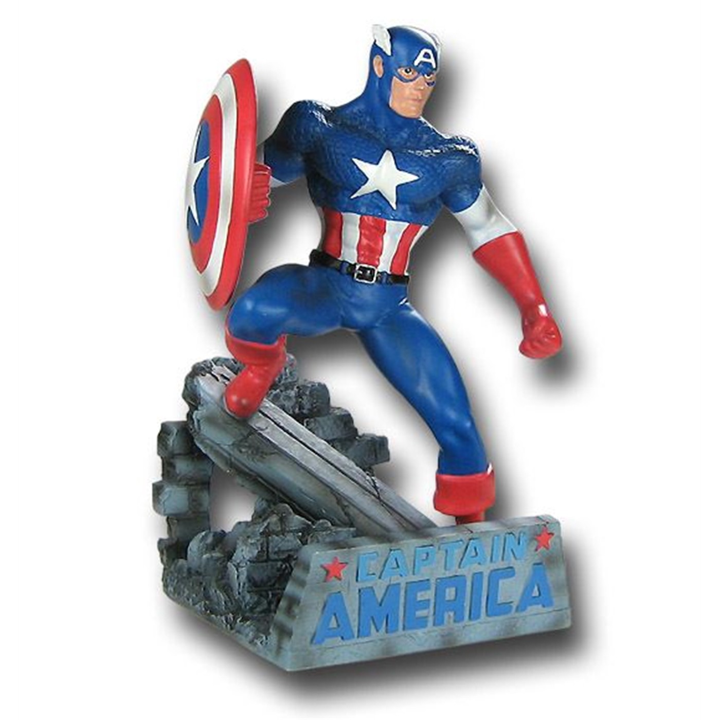 Captain America Business Card Holder, Blue