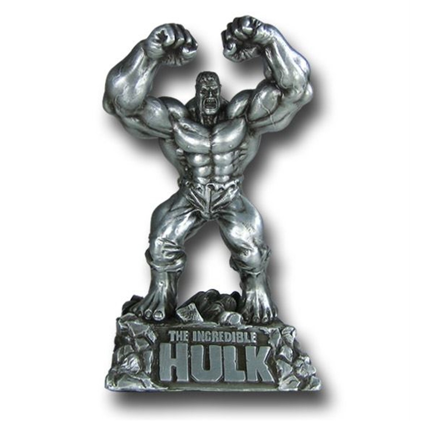 Hulk Pewter Metal Paperweight, Grey