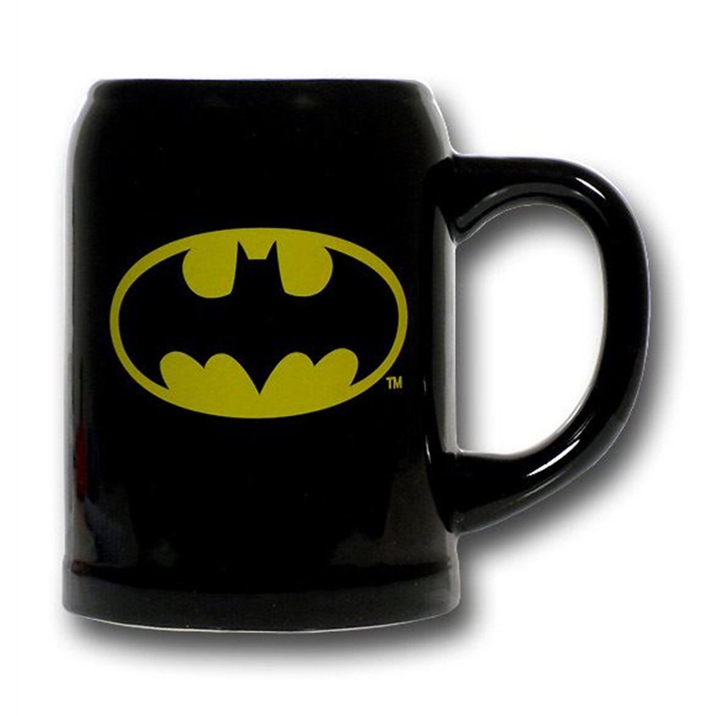 Batman Symbol 22oz Ceramic Stein, Black