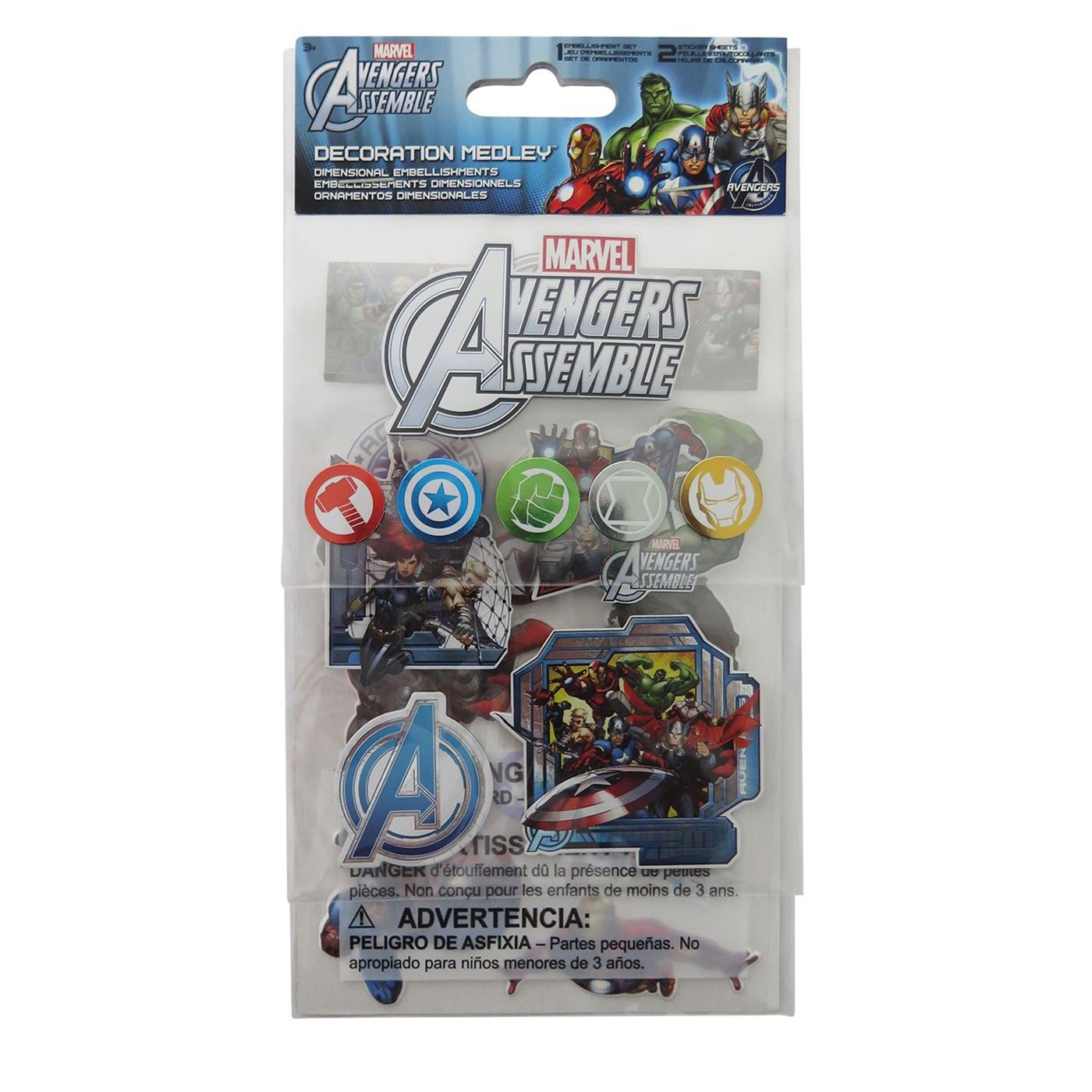 Avengers Medley Sticker Pack, Multi-Color