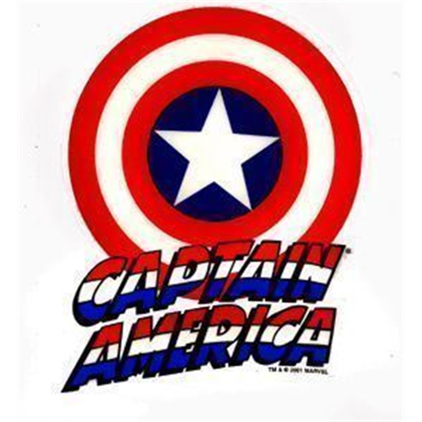 Captain America Car Sticker