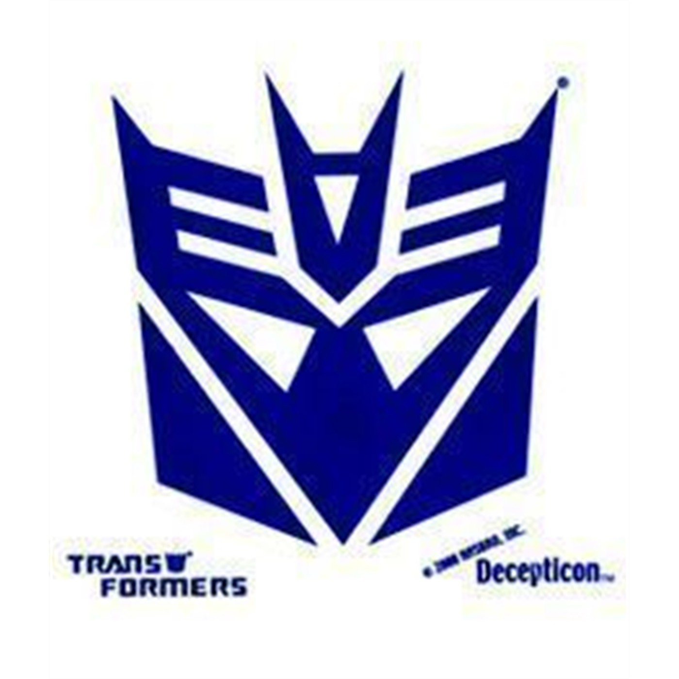 Decepticon Blue/White Sticker