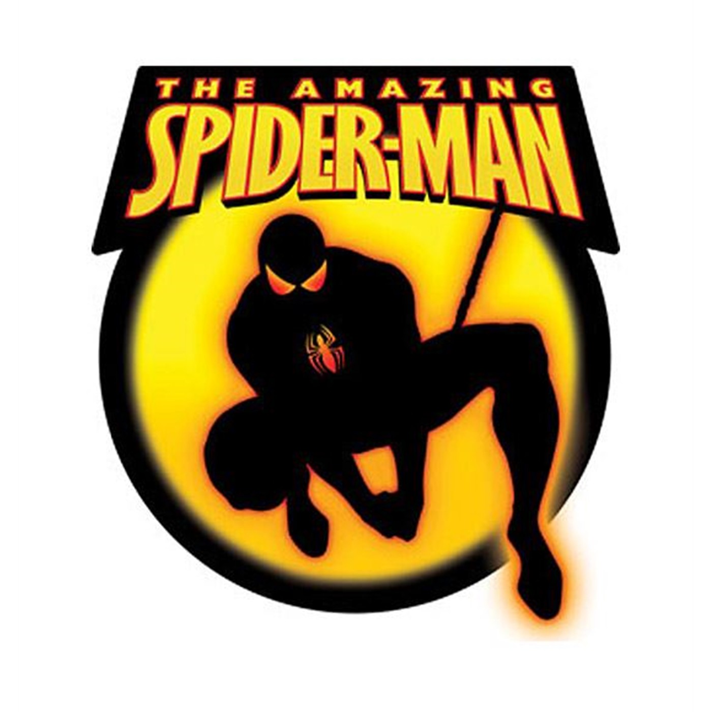 Spiderman Sticker Yellow Swinger