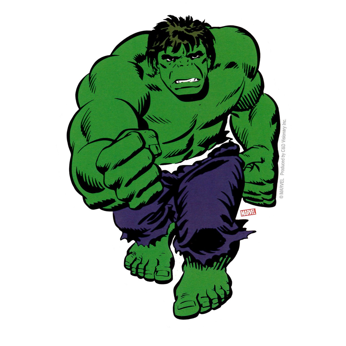 Hulk Standing Sticker