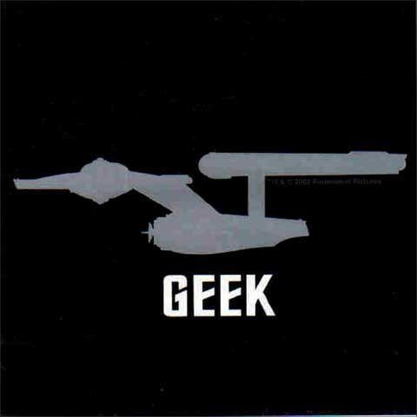 Star Trek Geek Sticker