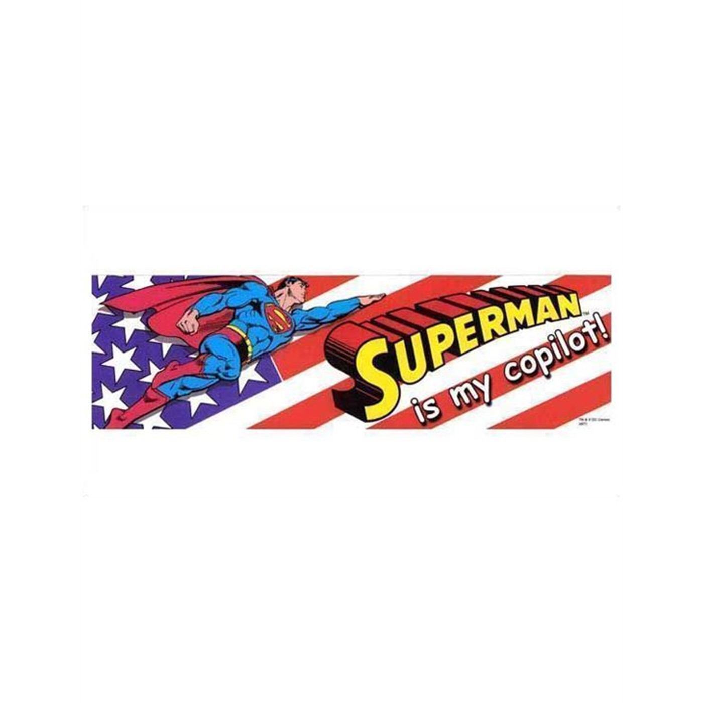 Superman is my Copilot Bumper Sticker