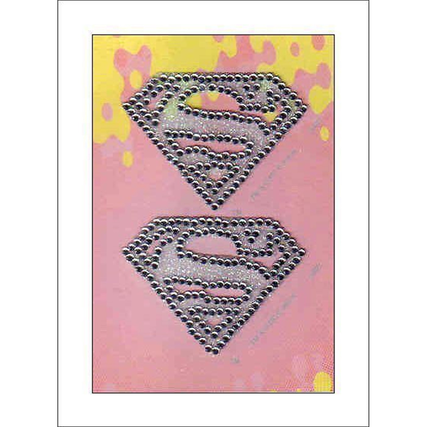 Supergirl Bling Shield Stickers