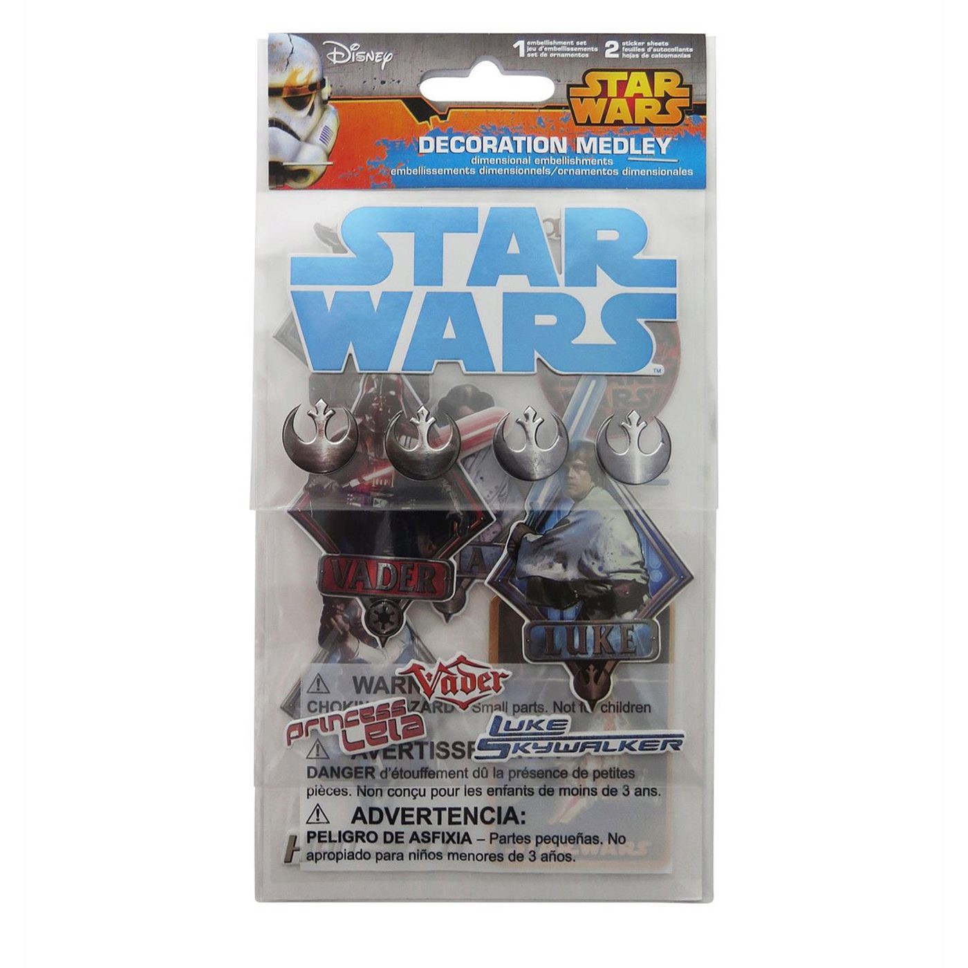 Star Wars Medley Sticker Pack, Black