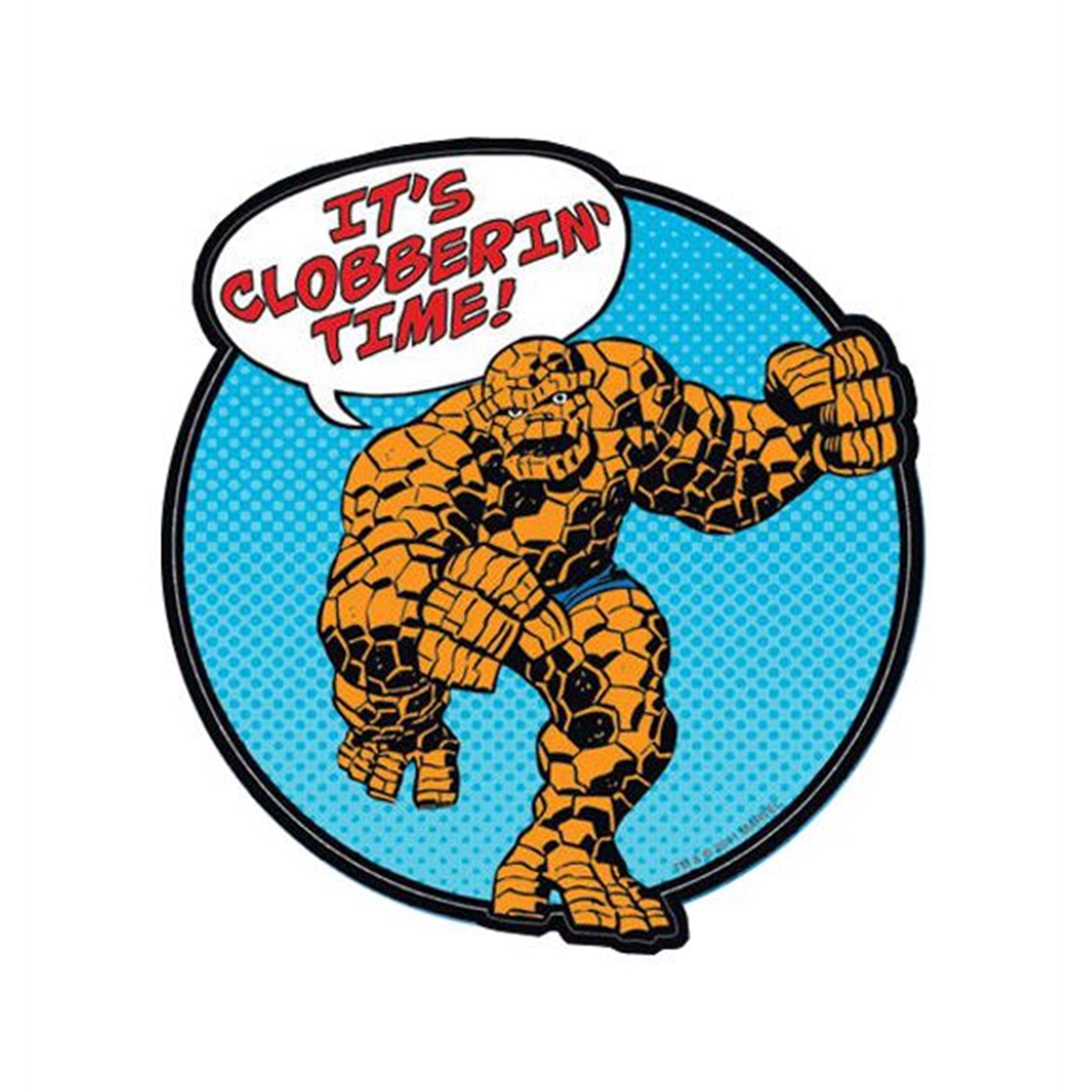 The Thing Clobberin' Time Sticker