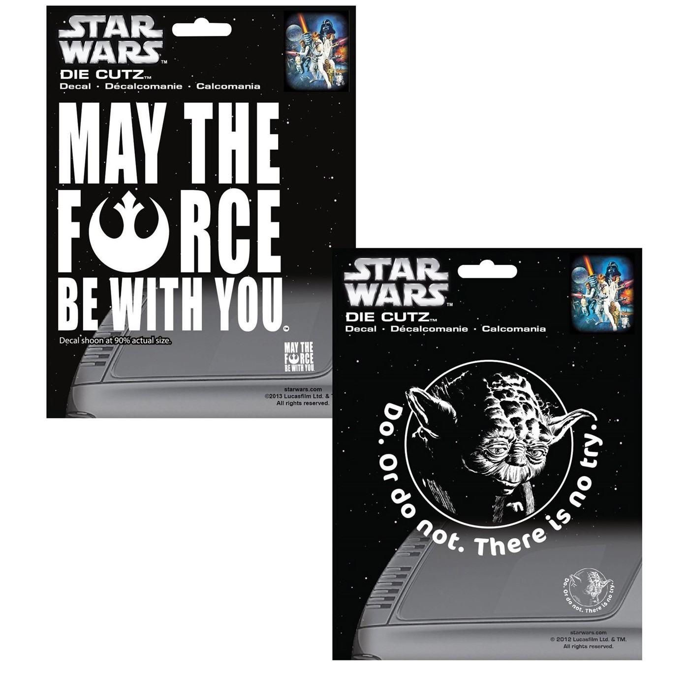 Star Wars Die Cutz Decal 2 Pack, White