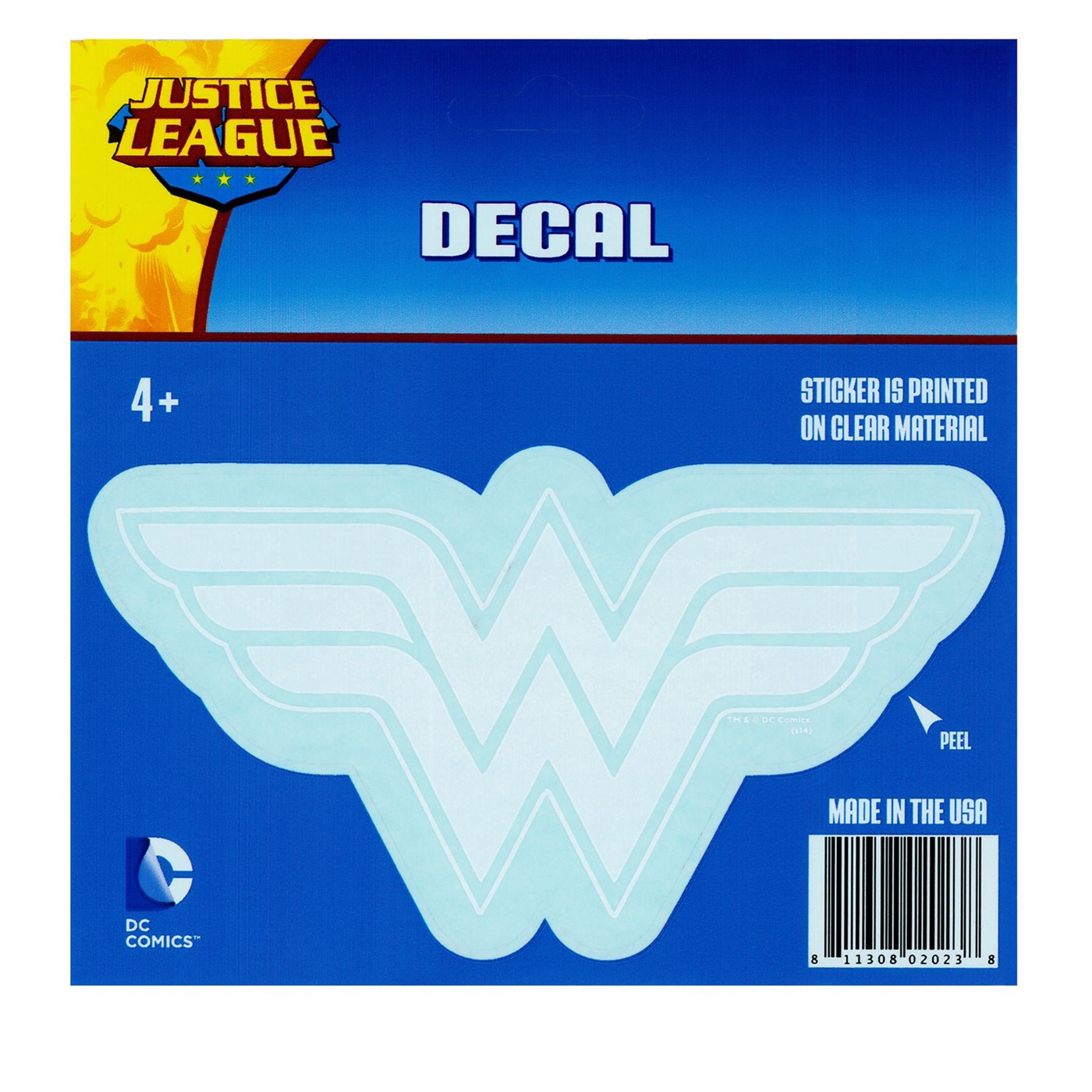 Wonder Woman White Symbol Decal, White