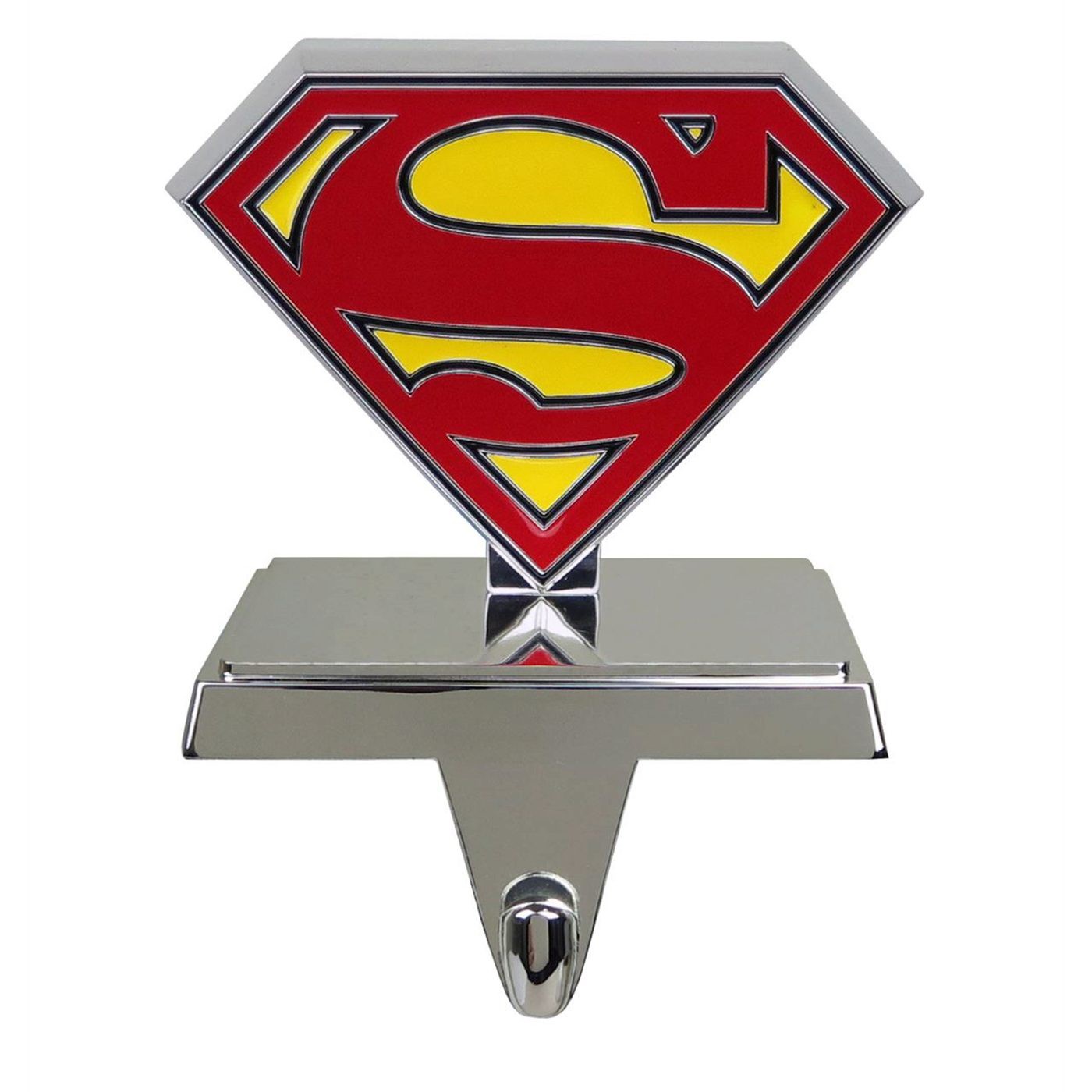 Superman Symbol Stocking Hanger, Red