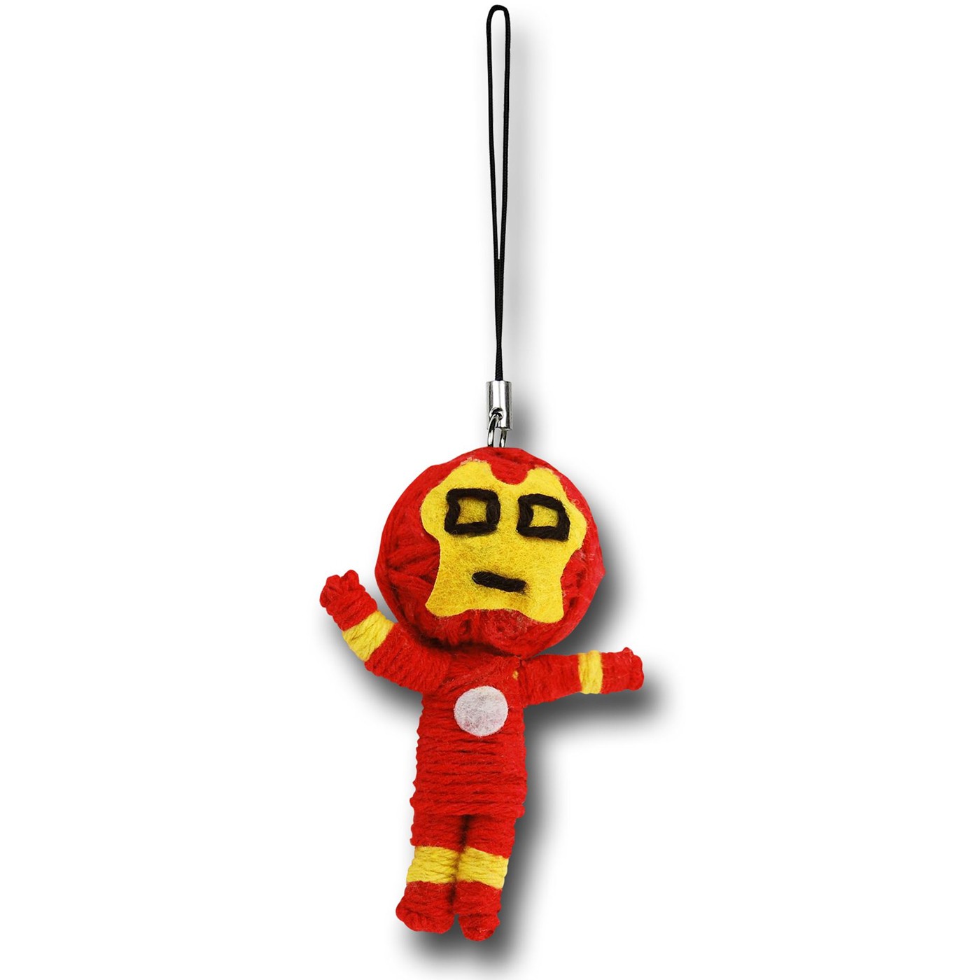 Iron Man String Doll Keychain, Red