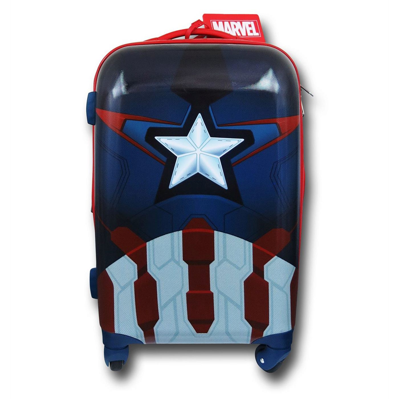 Captain America Hardcase Samsonite Trolley Suitcase, Blue