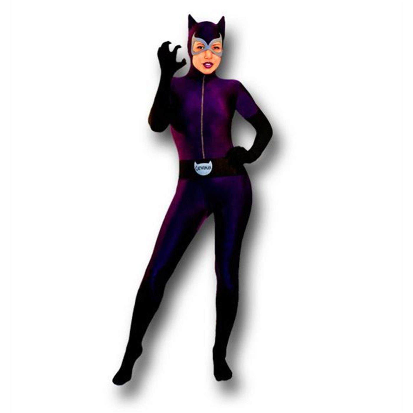 Catwoman Zentai Suit, Purple