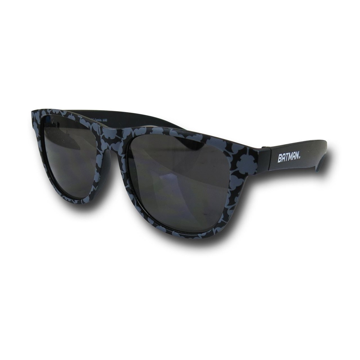 Batman Logo Pattern Sunglasses, Black