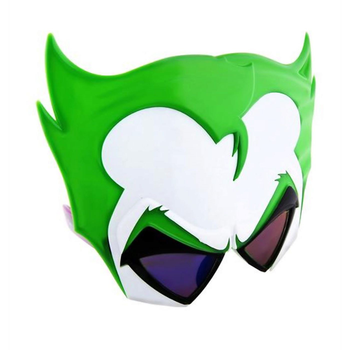 Joker Face Costume Sunglasses, Green