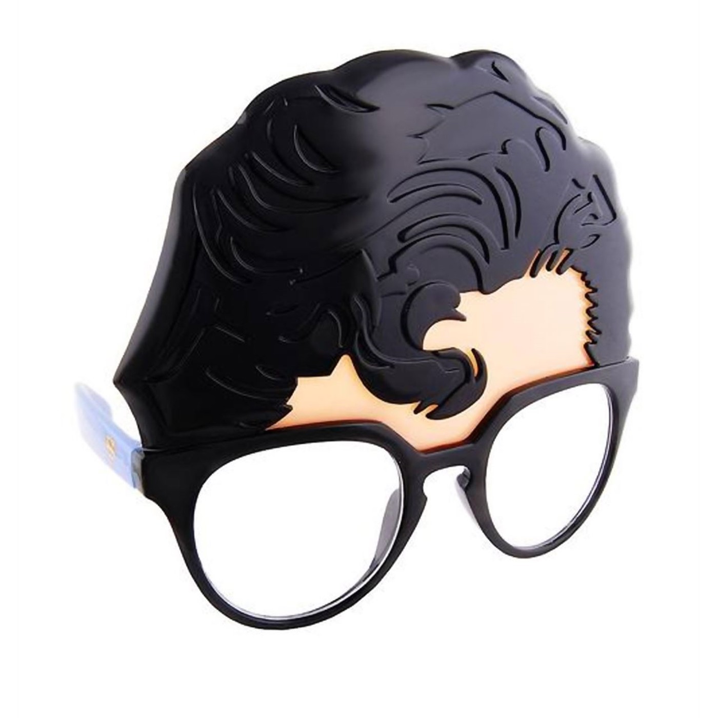 Superman Face Costume Glasses, Black
