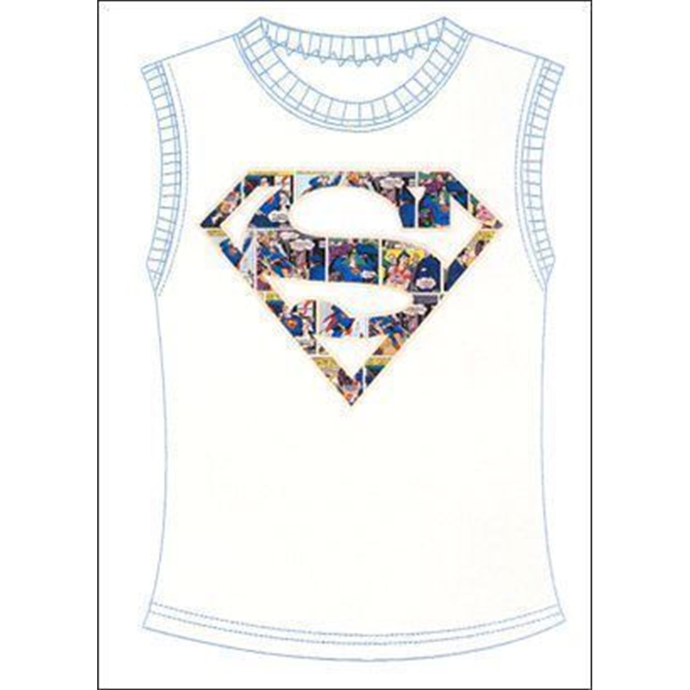 Supergirl Comic Tank Top