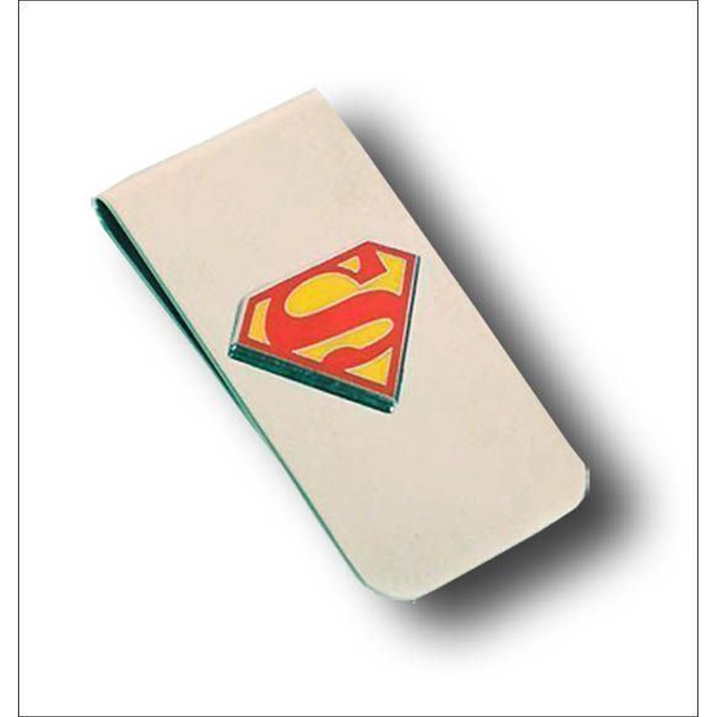 Superman Chrome Red Yellow Symbol Money Clip