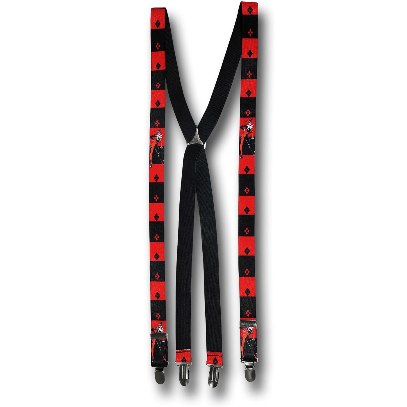 Harley Quinn Bad Girl Suspenders, Black