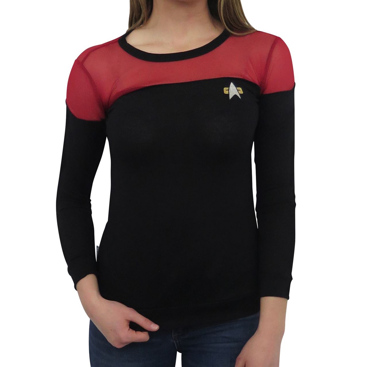 Star Trek Red Costume Women's Sweater, Red