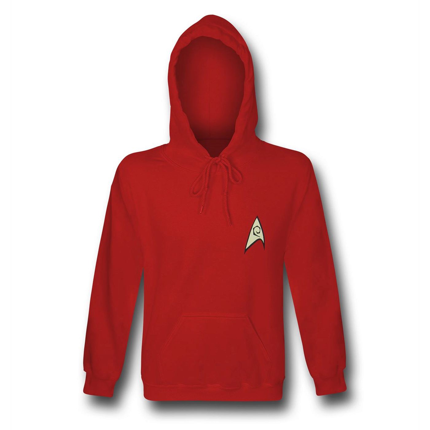 Star Trek Engineer/Security Men's Hoodie, Red