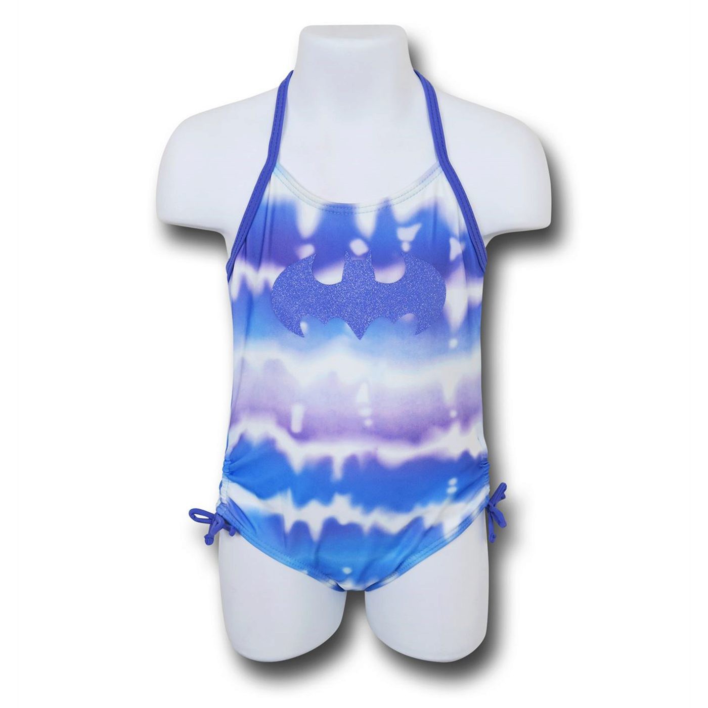 Batgirl Girls Swim Suit, Purple