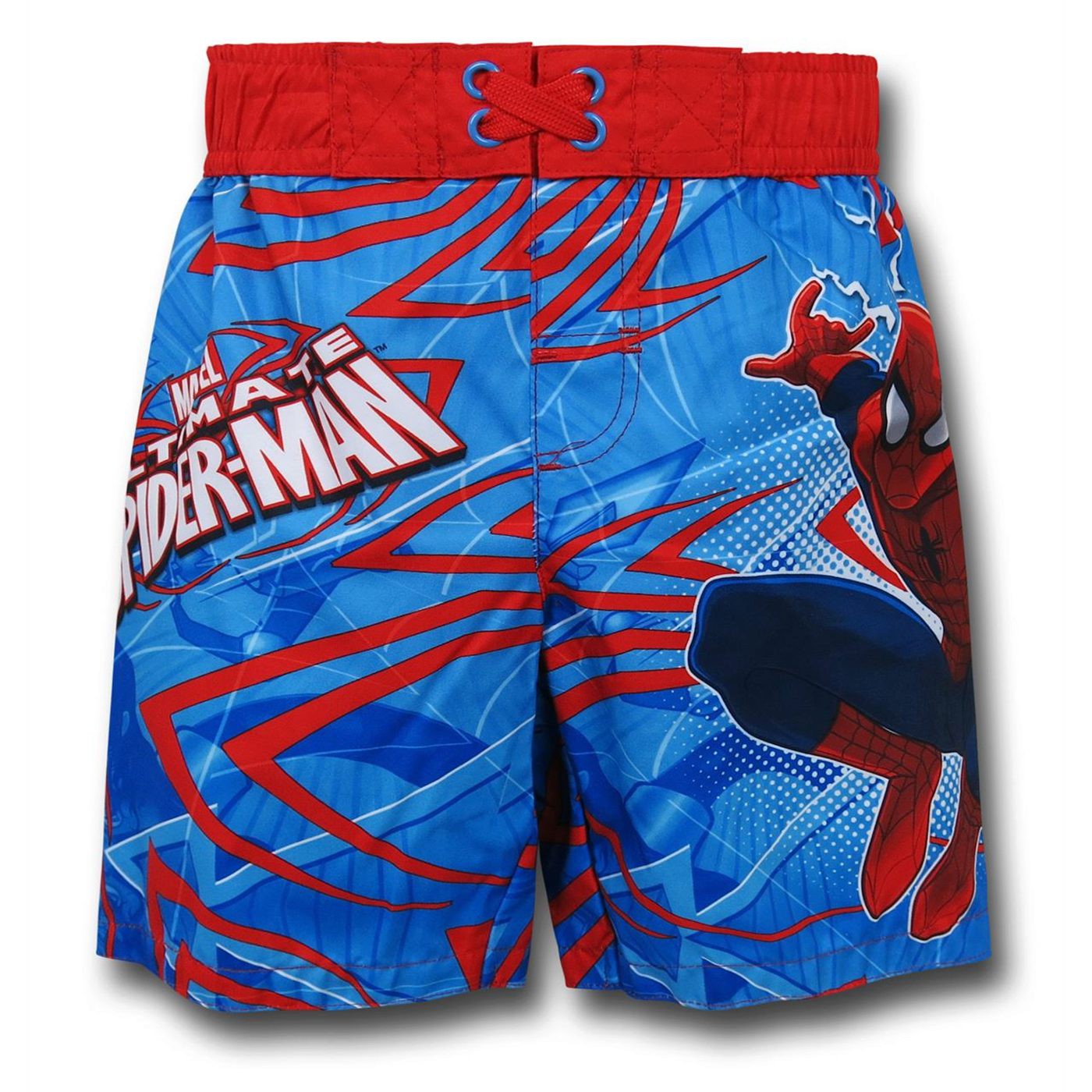 Spiderman Kids Swim Trunks, Blue