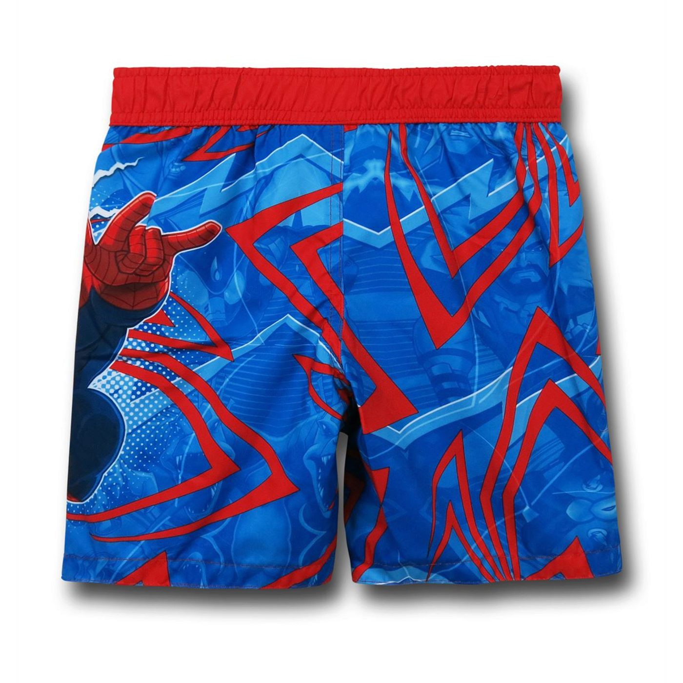 Costume Da Bagno Spiderman Per Bambini | Blu E Rosso | Poliestere Ed Elastan | Licenza Ufficiale Marvel