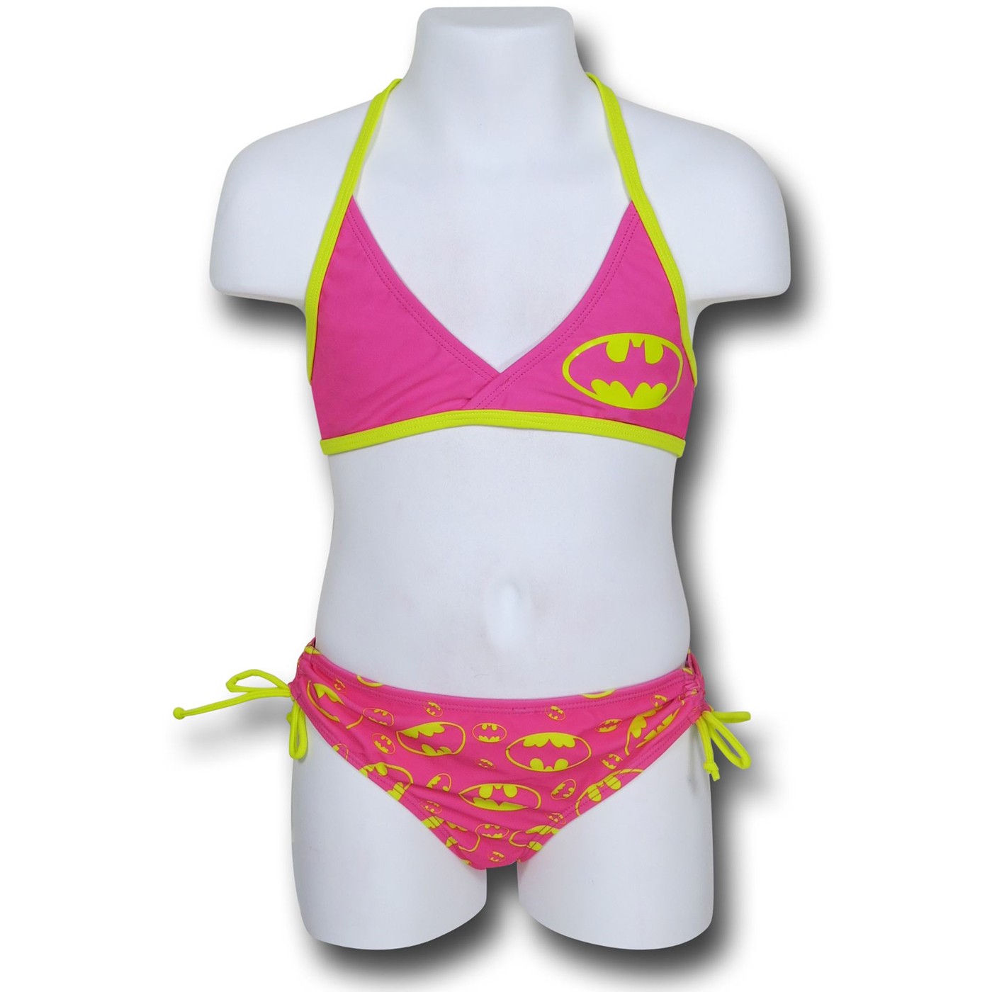Batgirl Pink Symbol Girls Bikini, Pink