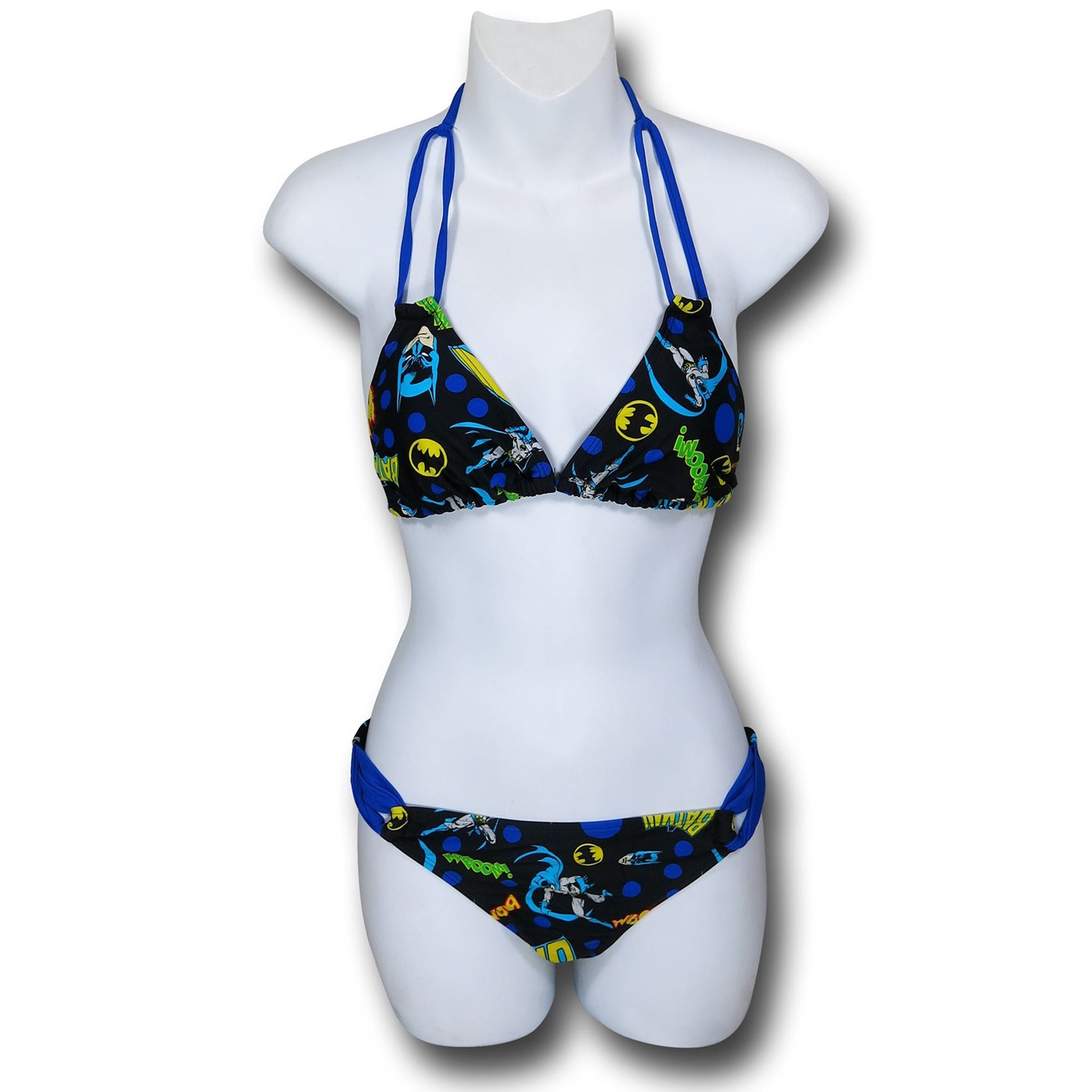 Batman BatPop Logo Bikini w/Loop Bottom, Black