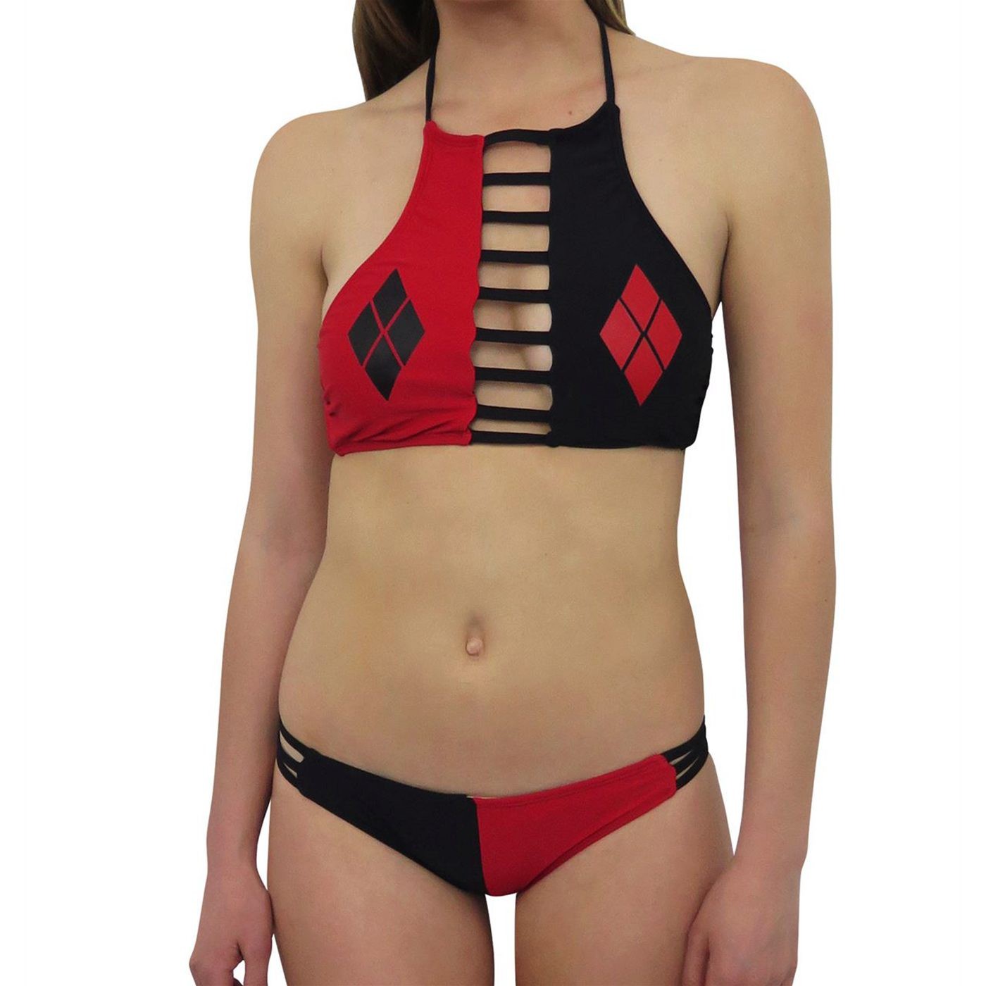 Neck Bikini High Cut Quinn Halter Out Top Harley W2HIE9YD