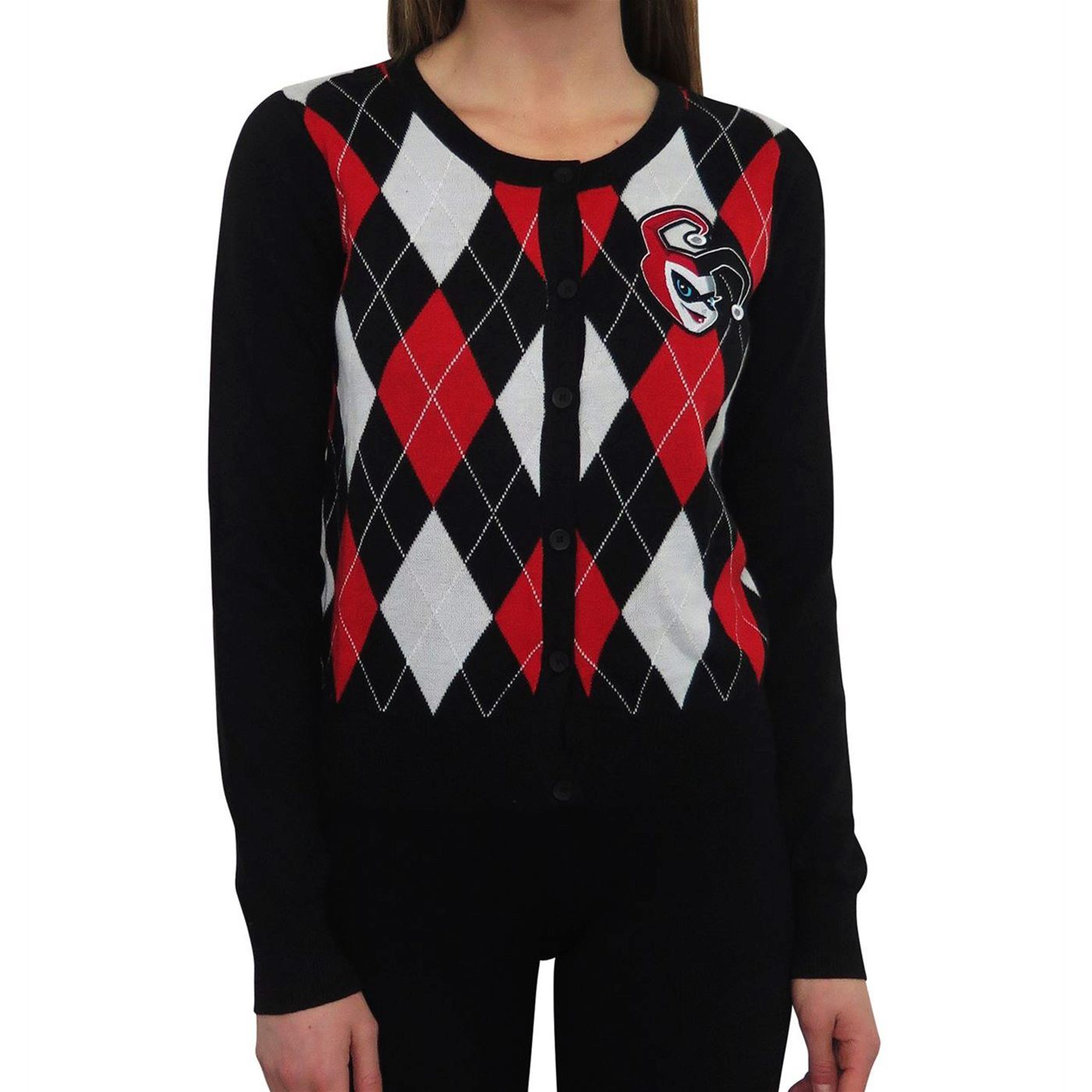 Harley Quinn Women's Cardigan, Black