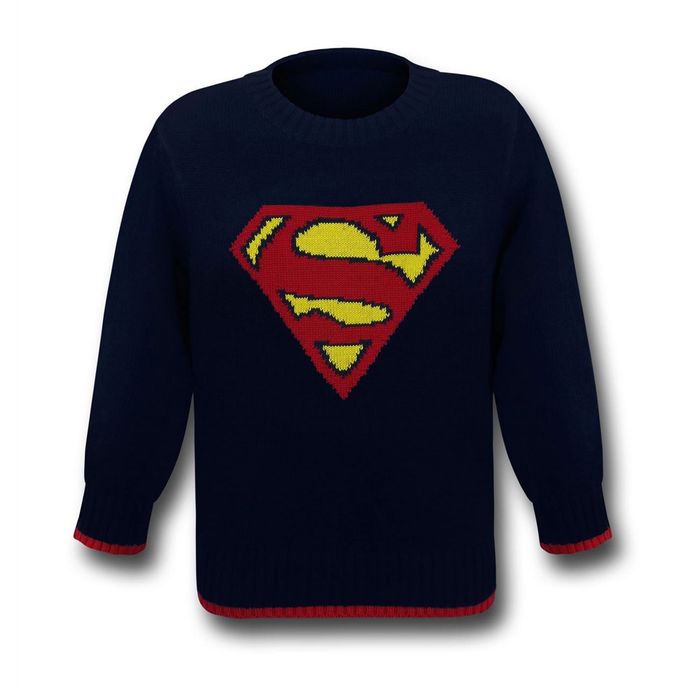 Superman Symbol Kids Sweater, Blue