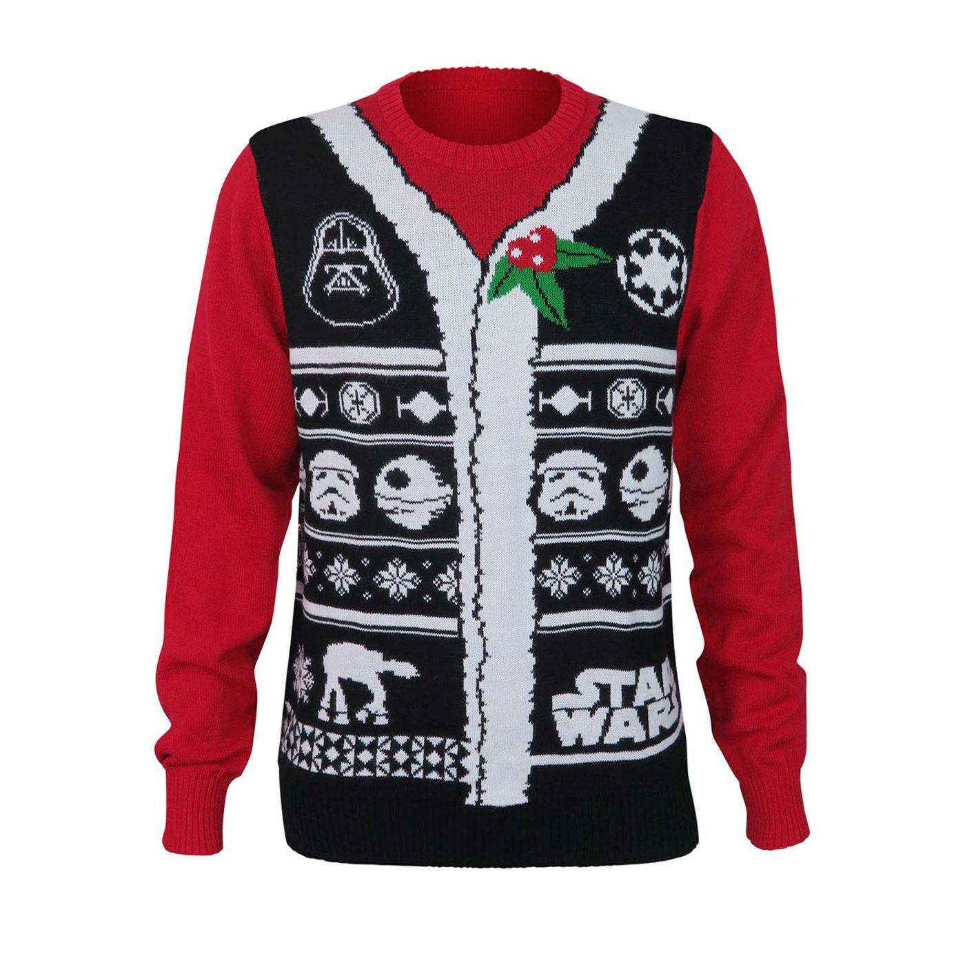 Star Wars Empire Men's Ugly Christmas Sweater, Black
