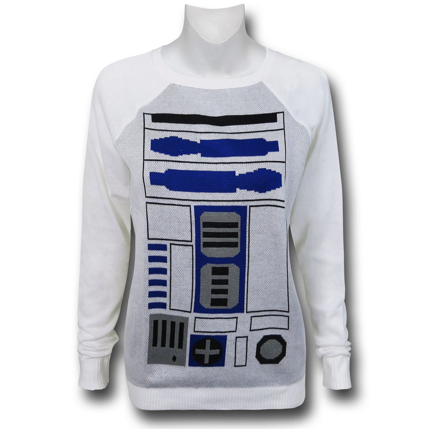 Star Wars R2D2 Women's Costume Sweater, White