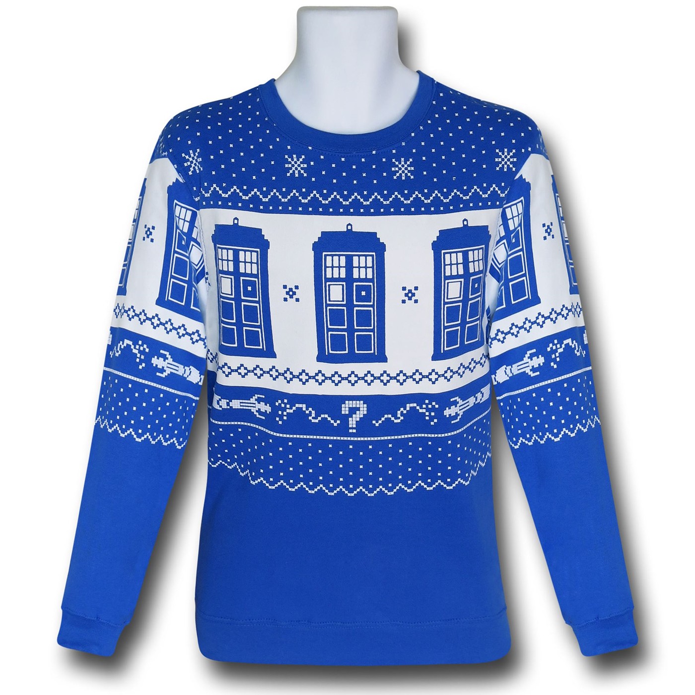 Doctor Who Tardis 'Christmas Sweater' Sweatshirt, Blue
