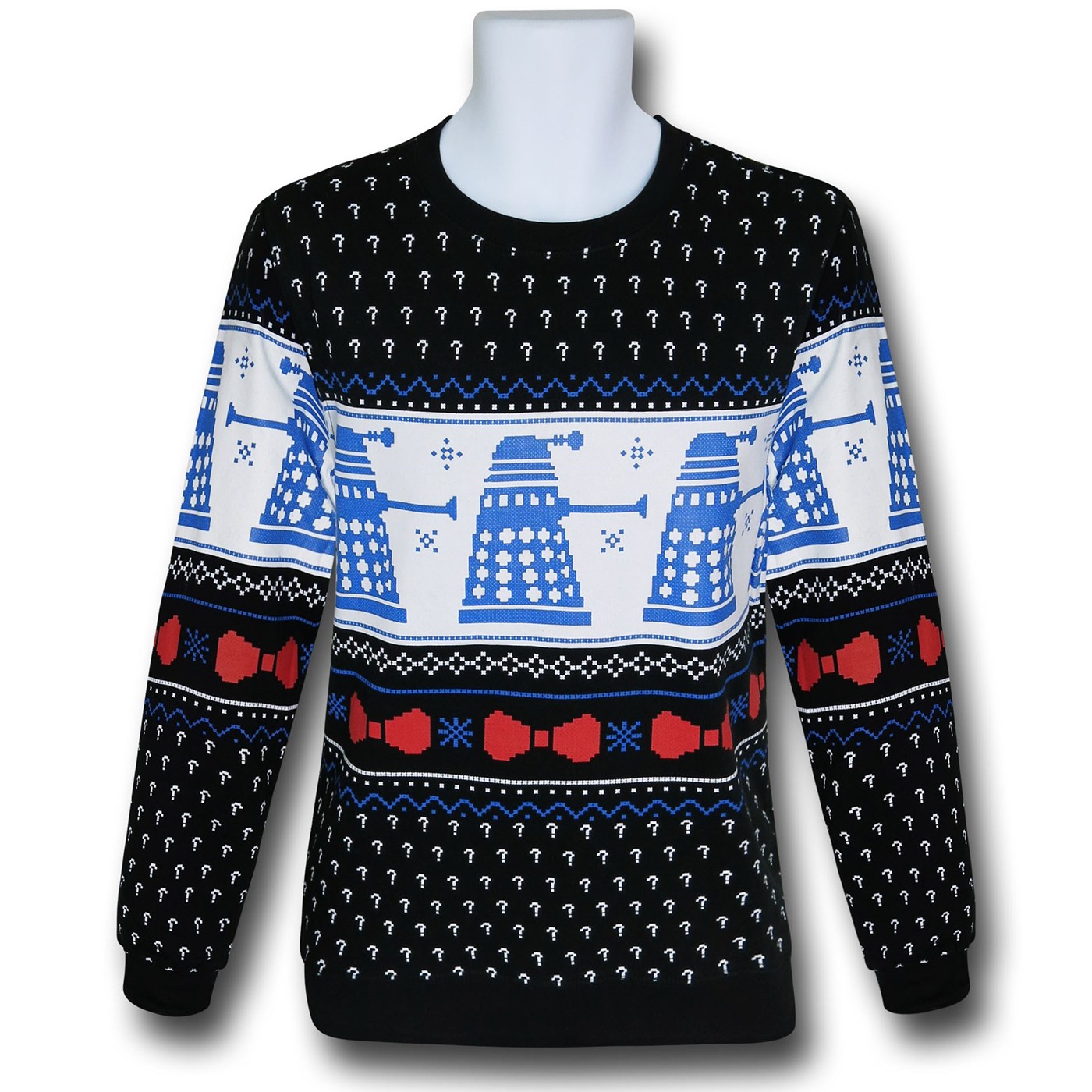 Doctor Who Dalek 'Christmas Sweater' Sweatshirt, Black